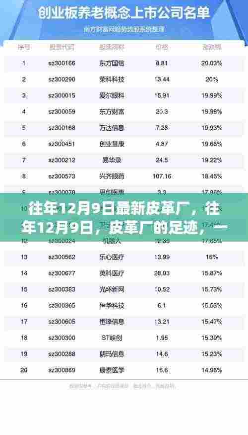 往年12月9日皮革厂足迹，自然美景探索之旅