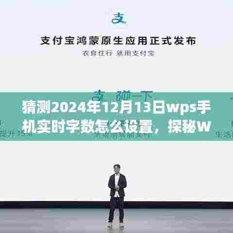 探秘WPS手机实时字数设置之旅,与自然美景共舞,内心平静的设置指南(2024年12月13日版)