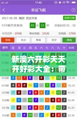 新澳六开彩天天开好彩大全:带你领略幸运之神的眷顾秘诀