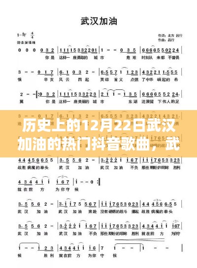 武汉加油的力量,热门抖音歌曲回顾,激励人心的旋律在历史上的12月22日响彻江城