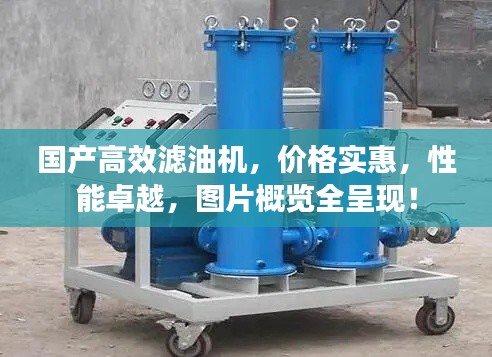 国产高效滤油机,价格实惠,性能卓越,图片概览全呈现!