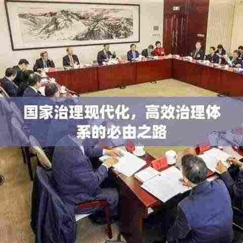 国家治理现代化,高效治理体系的必由之路