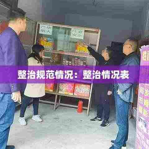 整治规范情况：整治情况表 