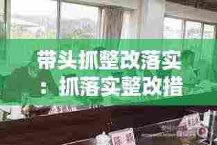 带头抓整改落实:抓落实整改措施