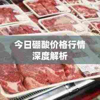 今日硼酸价格行情深度解析