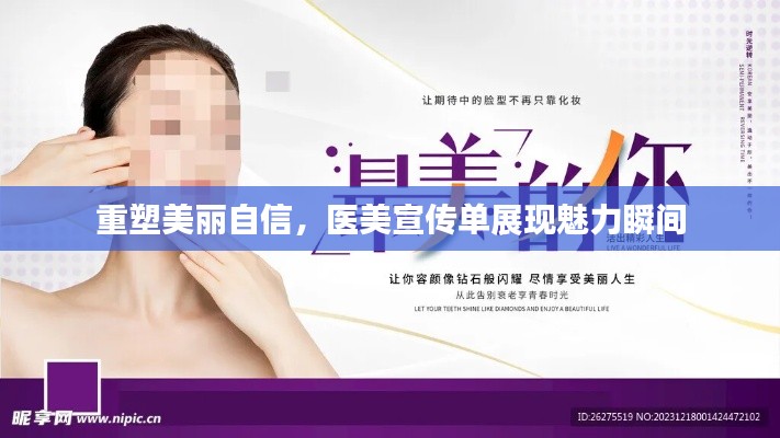 重塑美丽自信,医美宣传单展现魅力瞬间