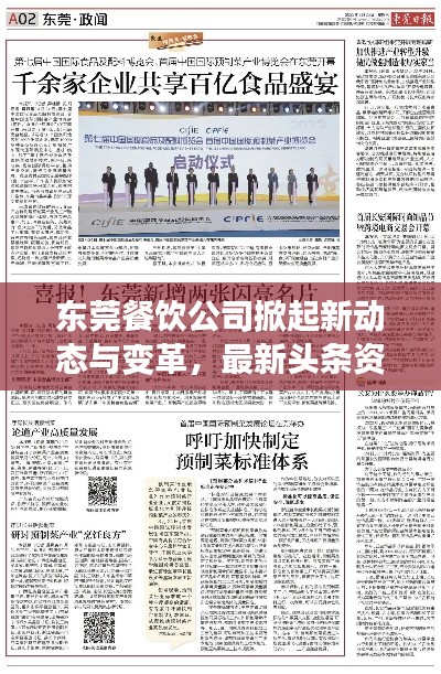 东莞餐饮公司掀起新动态与变革,最新头条资讯