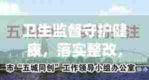 卫生监督守护健康,落实整改,共筑安全防线