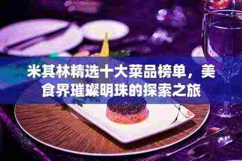 米其林精选十大菜品榜单,美食界璀璨明珠的探索之旅